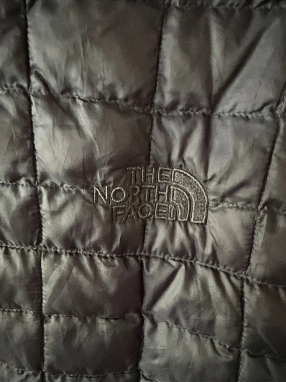 The North Face Men's Quilted Puffer Jacket - Navy Blue